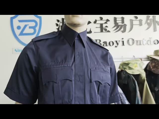 海軍ブルー 夏の軍服セット 45 ウール 55 ポリエステルブレンド 短袖