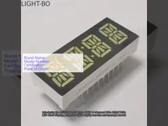 4 digit 0,39 inci Common Cathode 14 Segment Ultra Bright White LED Clock Display
