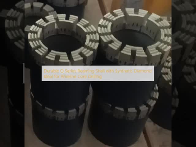Durable Q Series Reaming Shell With Synthetic Diamond For Wireline Core Drilling