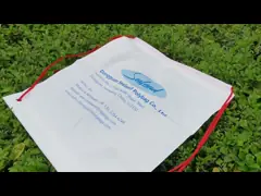 Logotipo personalizado Inodoro Inpolverable Almacenamiento Inodoro Pvc Limpia Bolsa de cuerda de tira Mochila Fo