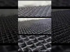 China Polyurethane Coated Steel Wire Rope Tufflex Screen In Square Aperature 10mm X 10mm supplier
