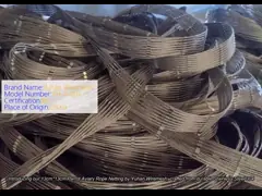 China Oxidized 30*30 Balustrade Cable Mesh Flexible Ferrule Cable Mesh supplier