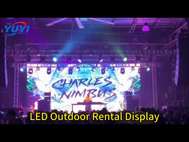 P3.91 屋外レンタル LEDディスプレイ カスタムサイズ LEDディスプレイ画面 フルカラービデオステージ壁