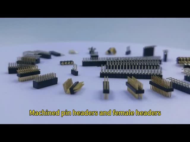 90度SMT 1.27mmピッチヘッダー 男性PCB用の機械化されたピンヘッダー