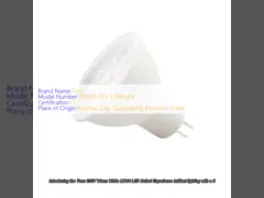 12В теплые белые лампочки MR16 LED 6000K нетуманные лампочки GU5.3