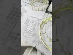 Белое стеклянное вешало искусство стекло гостиница лобби вилла гостиная роскошный стеклянный потолок светодиодная декоративная люстра