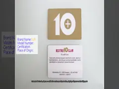 Biologisch abbaubares PVC YURI-RFID Smart kardiert umweltfreundliches