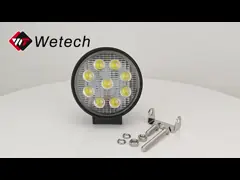 Mini 27W Spotlight Vehicle Round LED Work Light China