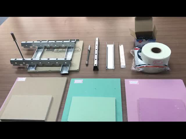 Fireproof Acoustic gypsum Plaster Board Ceiling With T Grid OEM