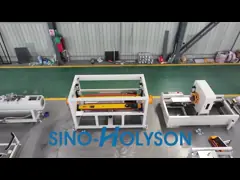Sinohs 75/250mm HDPE Pipe Making Machine PE Production Line Extruder For Plastic Pipes / PE Pipe Making