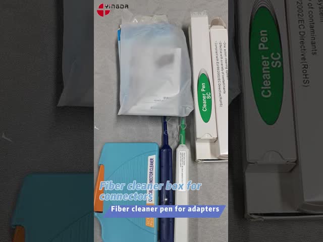 Líquido de limpeza do conector 1.25mm do LC MU do clique da fibra ótica uma de FTTH que limpa o CE ROHS de Pen Type Blue