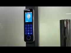 Narrow Mount Touch Panel 12V DC Fingerprint Access Control
