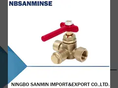 Copper Wood Handle Hot Water Nozzle 1 Inch Water Solenoid Valve 220v