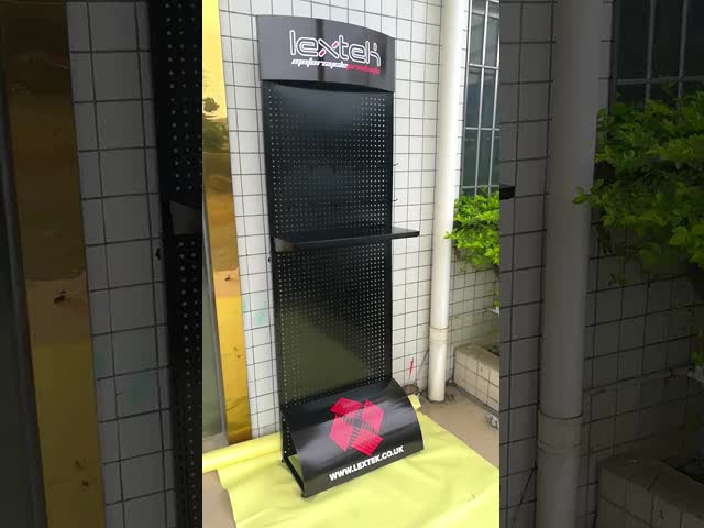 Heavy Duty Grocery Store Display Racks Trade Shows Powder Coated Wall Mount Gondola Shelving