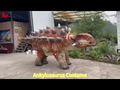 Customized Performance Realistic Animatronic Ankylosaurus Dinosaur Double Costume