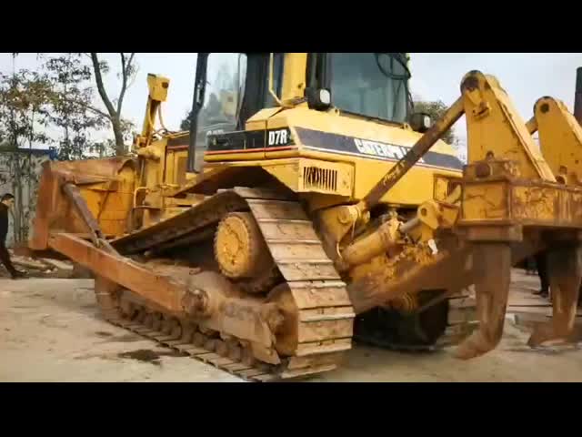 Land Clearing Cat D7R Used Bulldozer 354 HP With SU Blade