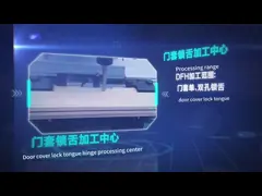 China Anti Chip Lock Hole Door Frame Machine Cabinet Door Making Equipment supplier