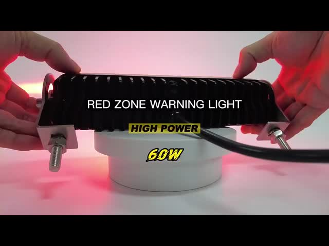 60W 安全フォークリフトライト 赤 / 青 / 緑フォークリフト周辺灯