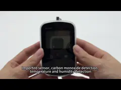 Alarma de monóxido de carbono portátil inalámbrica instantánea Detector de CO de mano 110g