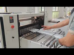 Glass Fiber Filter Paper Folding Machine Automatic Partitioned Filter Production Line 55Hz