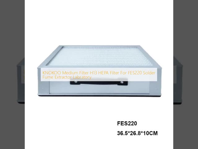 KNOKOO 中途半端フィルター H13 HEPAフィルター FES220 溶接煙抽出器ラボのための