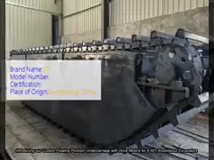 Q355B Floating Pontoon Undercarriage For 6-50T Amphibious Excavator