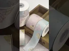 Горячая штамповка лента любви бабочки, ручная лента лука, лента из материала DIY, лента для упаковки свадебных подарков