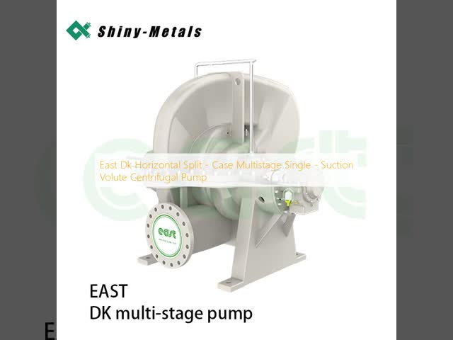 East Dk Horizontal Split - Case Multistage Single - Suction Volute Centrifugal Pump