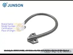 304 de acero inoxidable de cable de puerta de bucle con cabeza de aleación de zinc