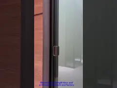 Swing sinistra in acciaio inossidabile per porta di metallo di uscita marrone con porte a fuoco oscillare
