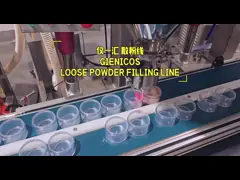 Semi - Auto Screw Loose Powder Filling Machine JLF-2 Single Nozzle