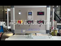 التلقائي بالكامل 380V 50HZ البلاستيك PVC التشكيل الجانبي النتوء آلة التوأم برغي النتوء