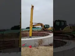 Многослойный укрепленный экскаватор телескопическая рука для кошек Hitachi Komatsu