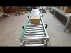 Ligne de convoyeur à rouleaux à nano-tolérance en aluminium pour appareils médicaux 220V/380V/alimentation manuelle prête video