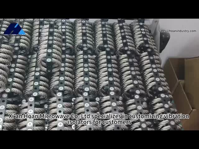 Automóveis blindados de defesa de alumínio Lançador Motor Stand Energia Choque Vibração Isolamento JGX-1276D-233B Wire Rope Isolator