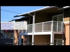 Galvanized Zinc Steel Railing for Industrial Safety