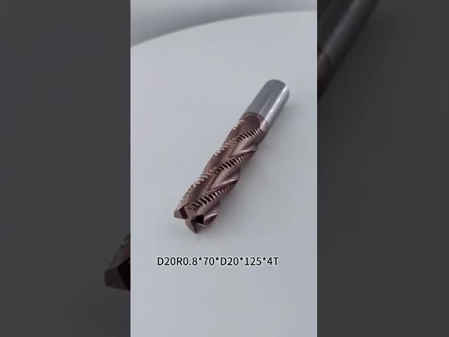 20mm Roughing Milling Cutter Solid Carbide End Mill Cutter P20