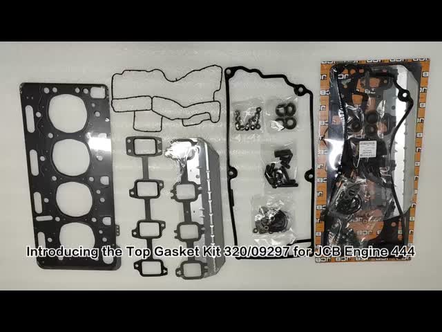 トップガスケットキット 320/09297 32009297 320-09297 ヘッドガスケットセット JCB エンジン 444 バックホーローダー 3CX に適用