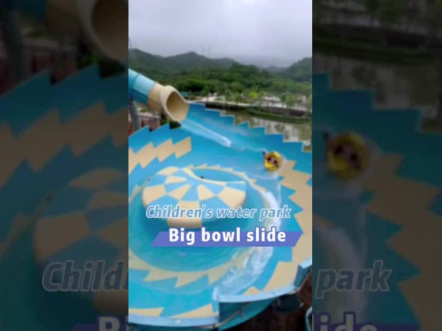 2色 スパイラル 水スライド 環境に優しい スパイラルプール スライド