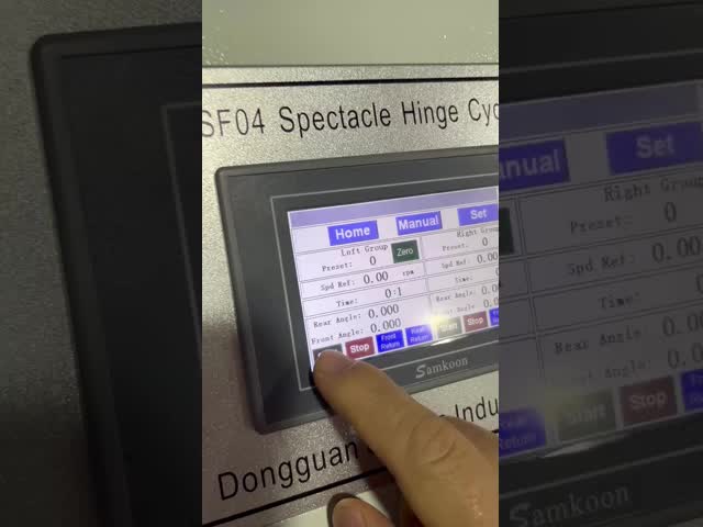 Tensão dos E.U. do verificador do ciclo da dobradiça do controle do PLC do verificador do quadro de espetáculo com velocidade 0-120 vezes/minuto