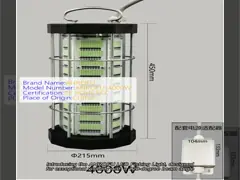 China Eff 2.6μmol/J Full Spectrum LED Grow Light UFO Grow Light Aluminum Material AC100-240V Voltage supplier