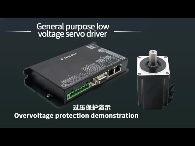 Low Noise 60mm DC Servo Motor 24V 200W with 1000-line Incremental Encoder for Sliding Turnstile Gate