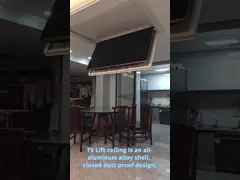 Remote Control Telescopic Hanger for Convenient and Easy Operation of Ceiling TV Flipper