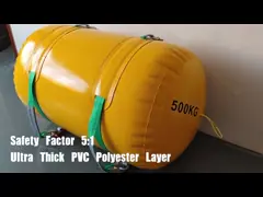 Reinforced Salvage Air Bags For Ship Recoery 6 Layer Construction Wear Resistant