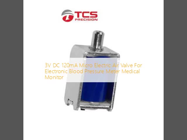 3V DC 120mA микроэлектрический воздушный клапан для электронного кровяного давления медицинский монитор