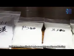Contenuto di polvere basso di brillamento ceramico di media B20 di biossido di zirconio per lucidatura