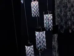 Einfache Treppe Lange Kristallsäule Kronleuchter Hochdecke Dachboden Wohnhaus Decken Treppe Zweig Kronleuchter Beleuchtung LED Kronleuchter