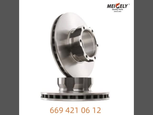 鍛造鋼 669 421 06 12 ブレーキディスク メルセデス・ベンツのための比類のない強度 ビデオ