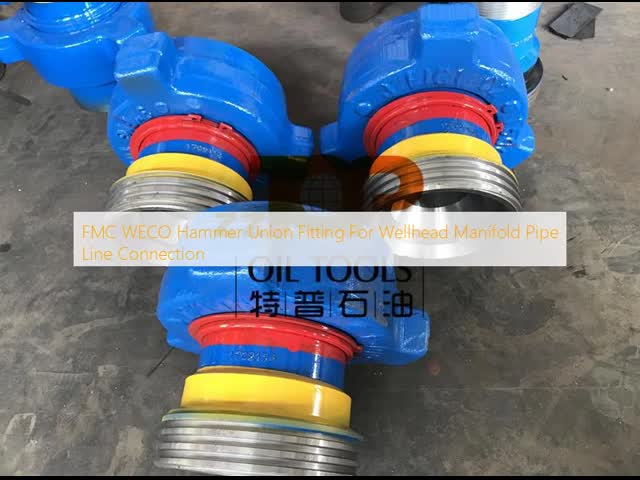 Штуцер соединения молотка FMC WECO для линии соединения трубы Wellhead коллекторной