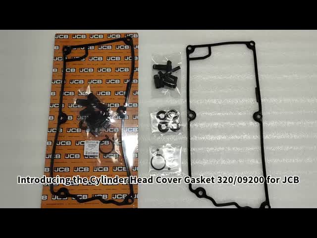 シリンダーヘッドカバーガスケット 320-09200 320/09200 32009200 JCBエンジンに適用